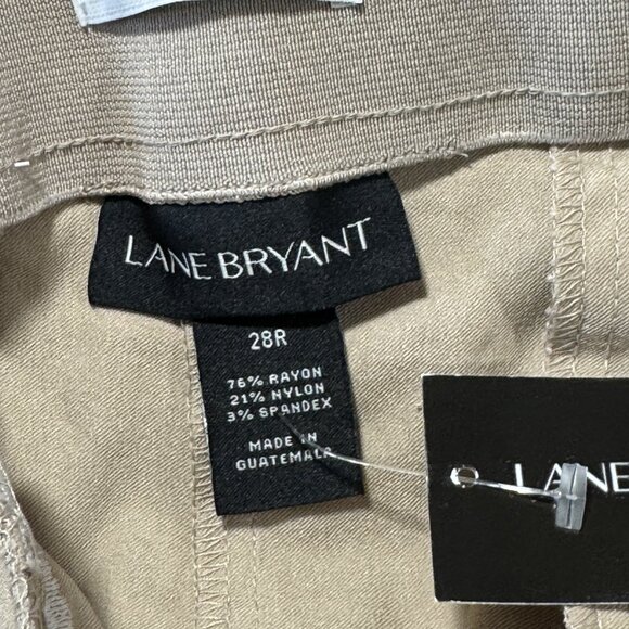 Lane Bryant - The Allie Boot Cut Pants Women's Khaki 28R - Picture 4 of 8